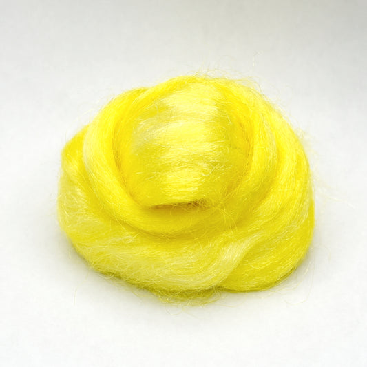 Firestar Fibre Trilobal Nylon Hand Dyed Lemon| Firestar Fibre | Sally Ridgway | Shop Wool, Felt and Fibre Online