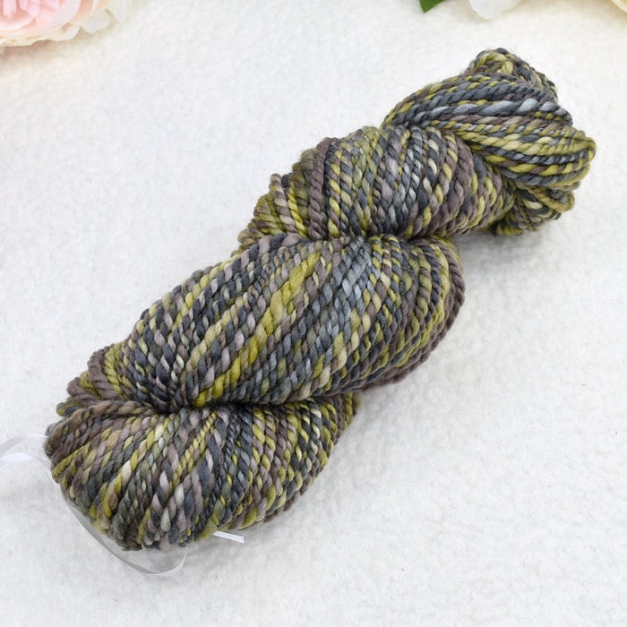 Hand Spun Superwash Merino Wool Chunky Yarn in Forest| Hand Spun Yarn | Sally Ridgway | Shop Wool, Felt and Fibre Online