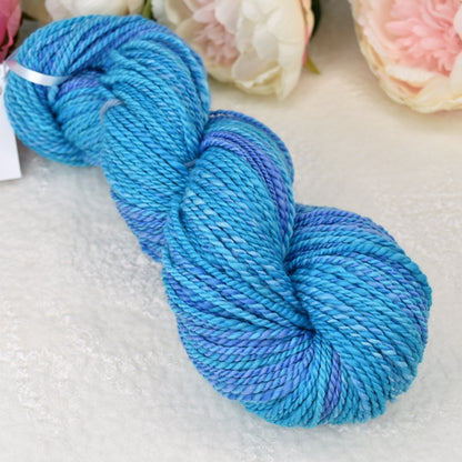 Hand Spun Tasmanian Merino Wool Chunky Yarn in Opal| Hand Spun Yarn | Sally Ridgway | Shop Wool, Felt and Fibre Online