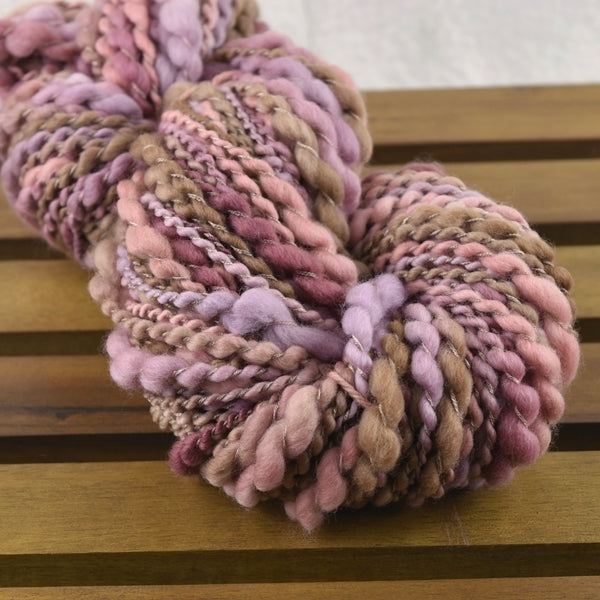 Handspun Chunky Tasmanian Merino Yarn in Mushroom 13217| Hand Spun Yarn | Sally Ridgway | Shop Wool, Felt and Fibre Online