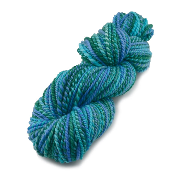 Hand Spun Australian Merino Wool Chunky Yarn in Peacock 13131| Hand Spun Yarn | Sally Ridgway | Shop Wool, Felt and Fibre Online