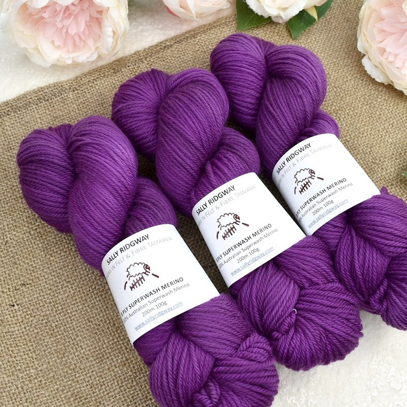 Love Potion on 8 Ply DK Superwash 100% Merino Yarn| 8 Ply Superwash Merino Yarn | Sally Ridgway | Shop Wool, Felt and Fibre Online