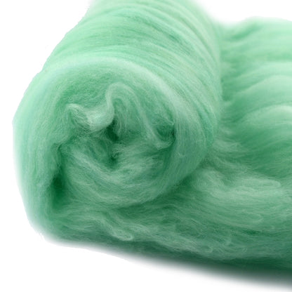 Tasmanian Merino Wool Carded Batts Hand Dyed Aqua Mist 13231| Merino Wool Batts | Sally Ridgway | Shop Wool, Felt and Fibre Online