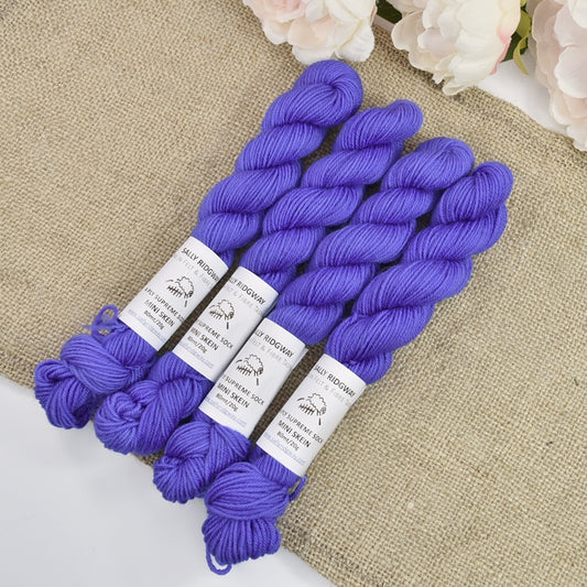 Mini Skeins 4 Ply Supreme Sock Yarn Majestic-4 Ply Mini Skein-1-Sally Ridgway Designs in Felt &amp; Fibre