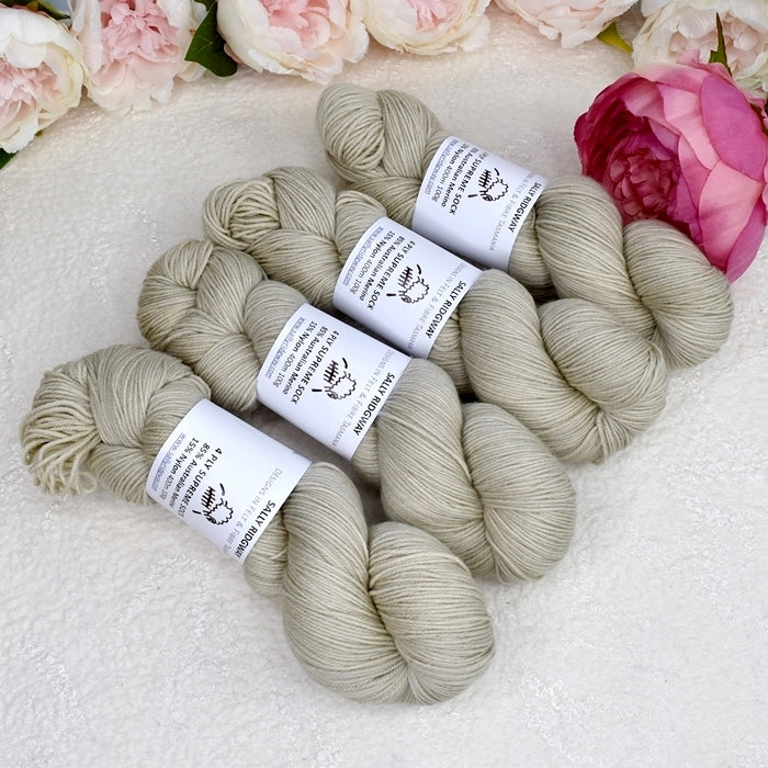 Mocha Hand Dyed 4 ply Supreme Sock Yarn 13455| Sock Yarn | Sally Ridgway | Shop Wool, Felt and Fibre Online