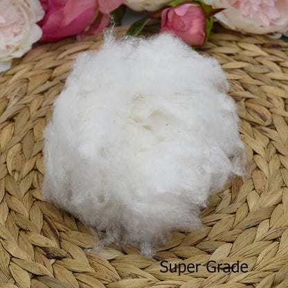 Mulberry Silk Noil Fibre Undyed| Silk Noil | Sally Ridgway | Shop Wool, Felt and Fibre Online