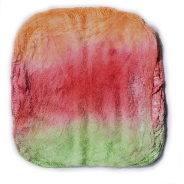 Mulberry Silk Hankies Hand Dyed Autumn Blend 12831| Silk Hankies | Sally Ridgway | Shop Wool, Felt and Fibre Online