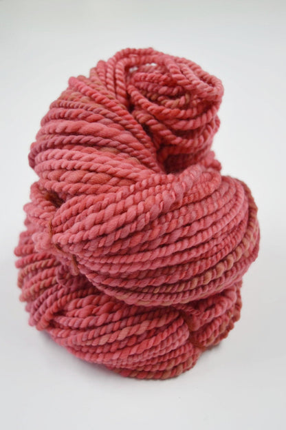 Chunky Hand Spun Yarn Australian Merino Wool Red. 11839-Hand Spun Yarn-1-Sally Ridgway Designs in Felt &amp; Fibre