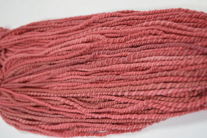Chunky Hand Spun Yarn Australian Merino Wool Red. 11839-Hand Spun Yarn-3-Sally Ridgway Designs in Felt &amp; Fibre