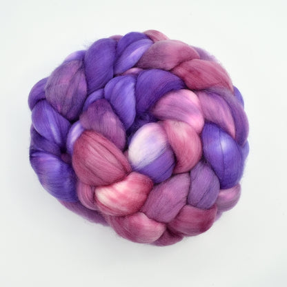 Superwash Tasmanian Merino Wool Top in Clematis| Superwash Merino Wool Tops | Sally Ridgway | Shop Wool, Felt and Fibre Online