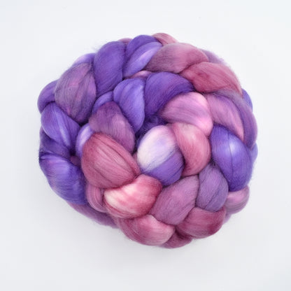 Superwash Tasmanian Merino Wool Top in Clematis| Superwash Merino Wool Tops | Sally Ridgway | Shop Wool, Felt and Fibre Online