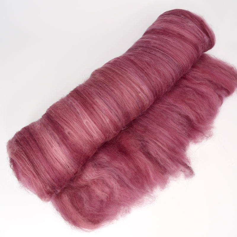 Tasmanian Merino Wool Carded Batts Hand Dyed Rubicon| Merino Wool Batts | Sally Ridgway | Shop Wool, Felt and Fibre Online