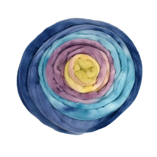 Tasmanian Merino Wool Combed Top Hand Dyed Bluebell| Merino Wool Tops | Sally Ridgway | Shop Wool, Felt and Fibre Online