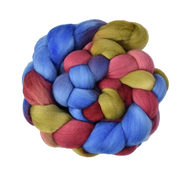 Tasmanian Merino Wool Combed Top Hand Dyed Gypsy 13439| Merino wool tops | Sally Ridgway | Shop Wool, Felt and Fibre Online