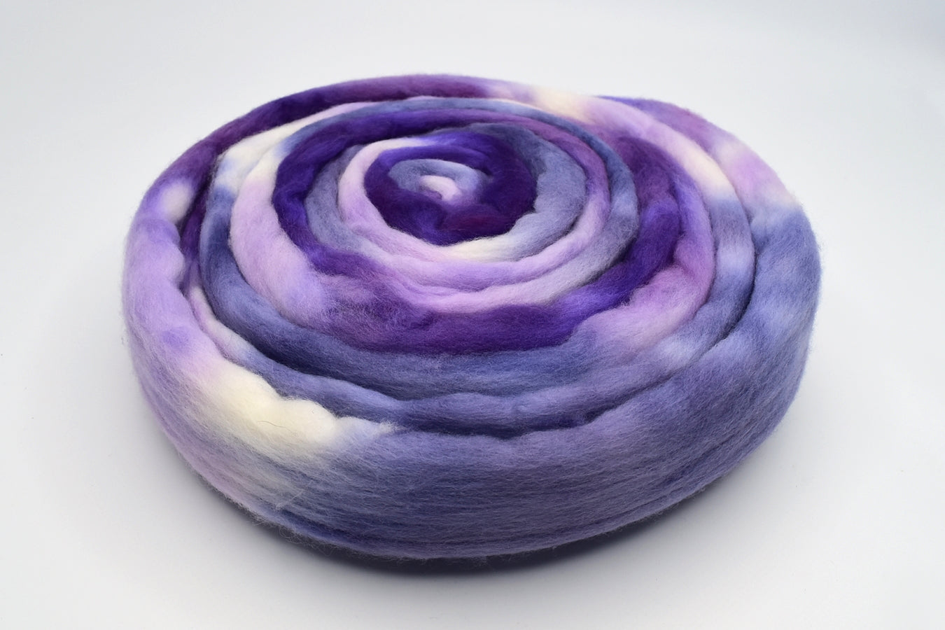 Tasmanian Merino Wool Combed Top Hand Dyed Native Violets| Merino wool tops | Sally Ridgway | Shop Wool, Felt and Fibre Online