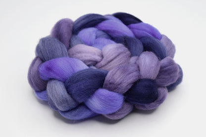 Tasmanian Merino Wool Combed Top Crushed Plum| Merino Wool Tops | Sally Ridgway | Shop Wool, Felt and Fibre Online
