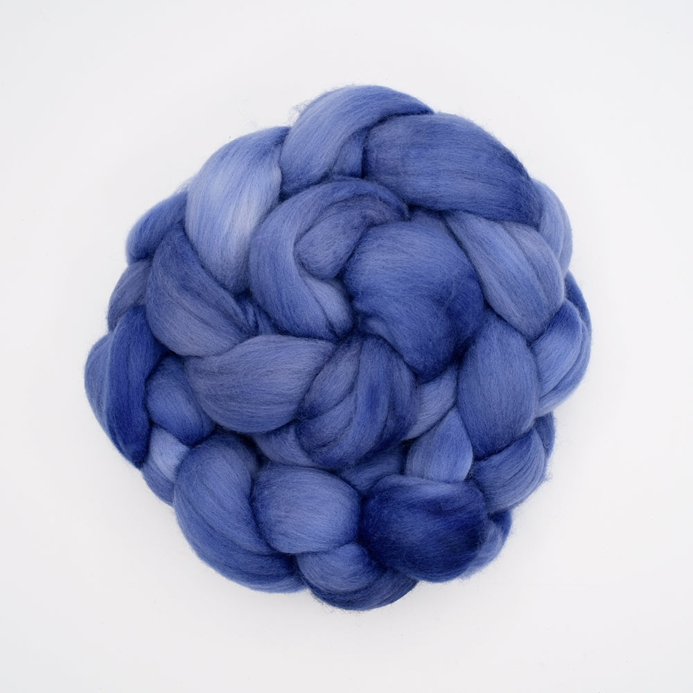 Tasmanian Merino Wool Combed Top in Indigo| Merino Wool Tops | Sally Ridgway | Shop Wool, Felt and Fibre Online