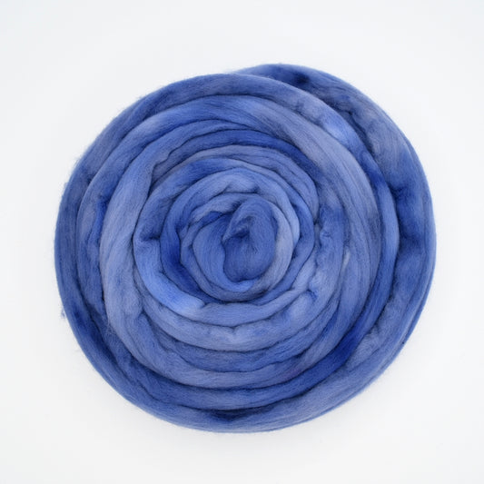 Tasmanian Merino Wool Combed Top in Indigo| Merino Wool Tops | Sally Ridgway | Shop Wool, Felt and Fibre Online