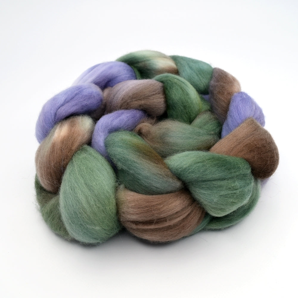 Tasmanian Merino Wool Combed Top in Old Sage| Merino wool tops | Sally Ridgway | Shop Wool, Felt and Fibre Online