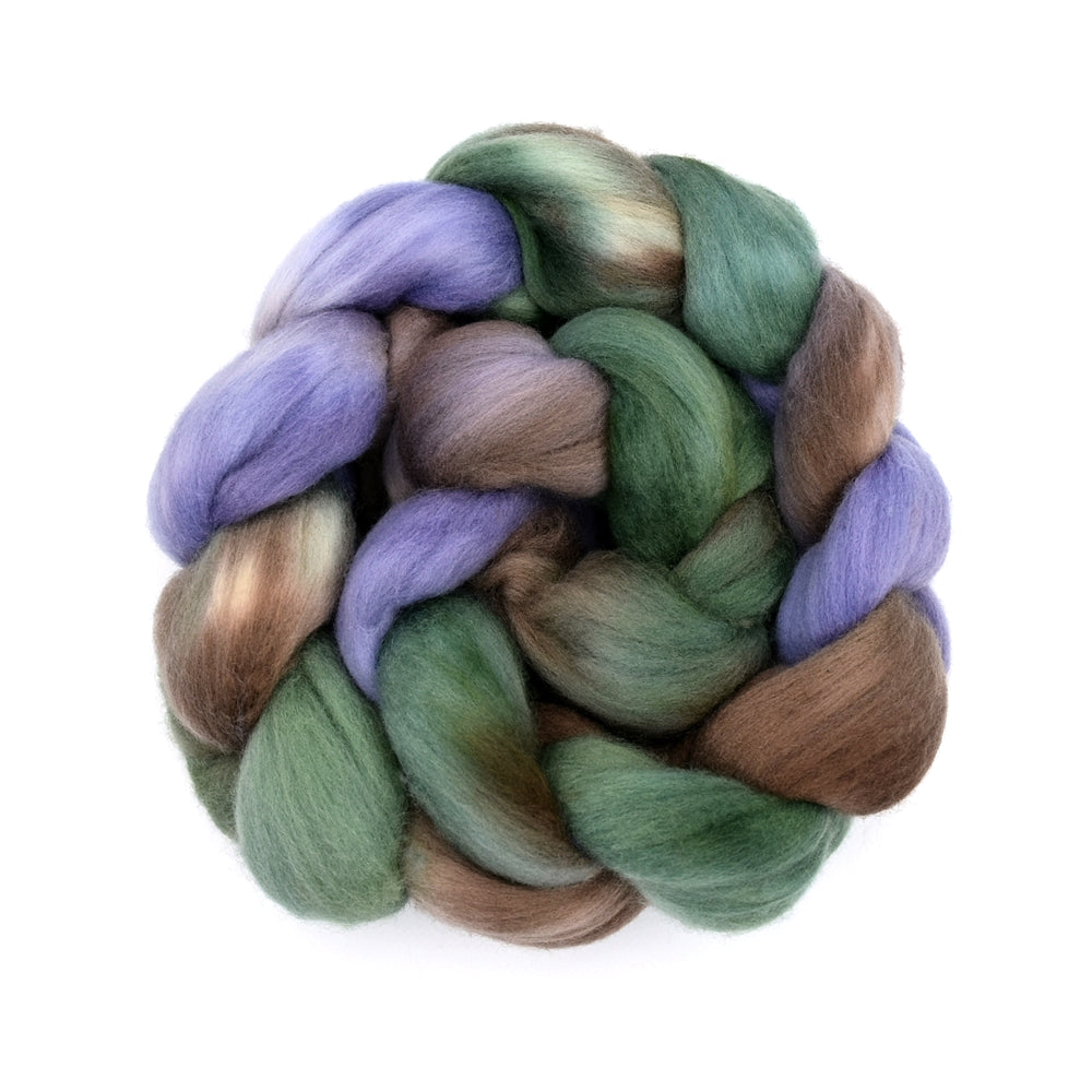 Tasmanian Merino Wool Combed Top in Old Sage| Merino wool tops | Sally Ridgway | Shop Wool, Felt and Fibre Online