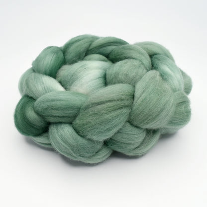 Tasmanian Merino Wool Combed Top (Roving) Spruce| Merino wool tops | Sally Ridgway | Shop Wool, Felt and Fibre Online