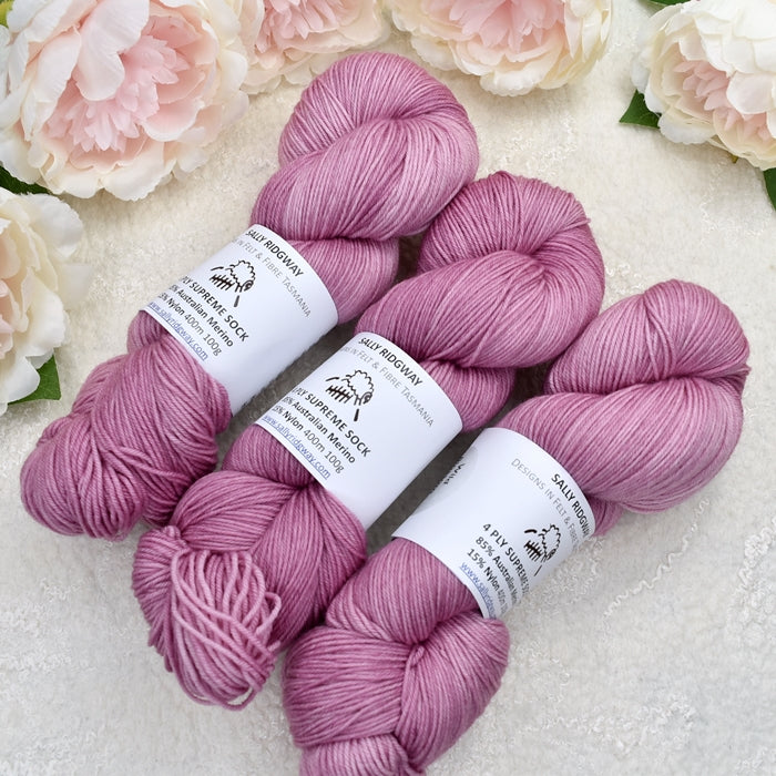 Wild Blossom 4 ply Supreme Sock Yarn Hand Dyed| Sock Yarn | Sally Ridgway | Shop Wool, Felt and Fibre Online